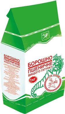 Борошно пшеничне ТМ Сто Пудов, 1 кг
