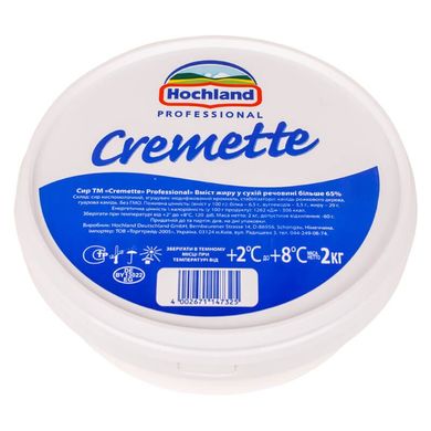 Крем-сир Cremette, 2 кг