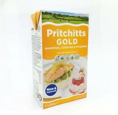 Сливки животно-растительные Pritchitts Gold 34%, 1 л
