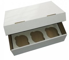 Коробка для кексов (6 шт) 250*170*80мм
