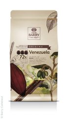 Екстра чорний шоколад Cacao Barry Venezuela 72%, 1 кг