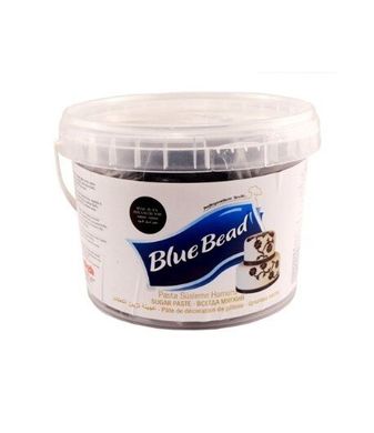 Цукрова мастика Blue Bead чорна, 1 кг