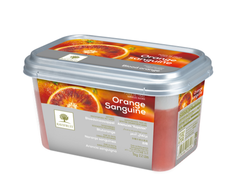 Замороженное пюре красного апельсина RAVIFRUIT, 1 кг