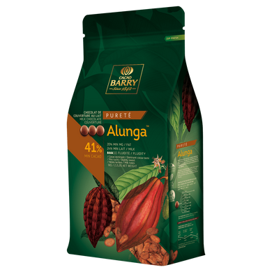 Молочний шоколад Cacao Barry Alunga 41% , 1 кг