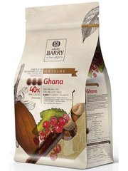 Молочный шоколад Cacao Barry Ghana 40% , 1 кг