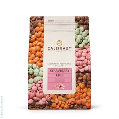 Шоколад Callebaut со вкусом клубники 30 %, 2,5 кг